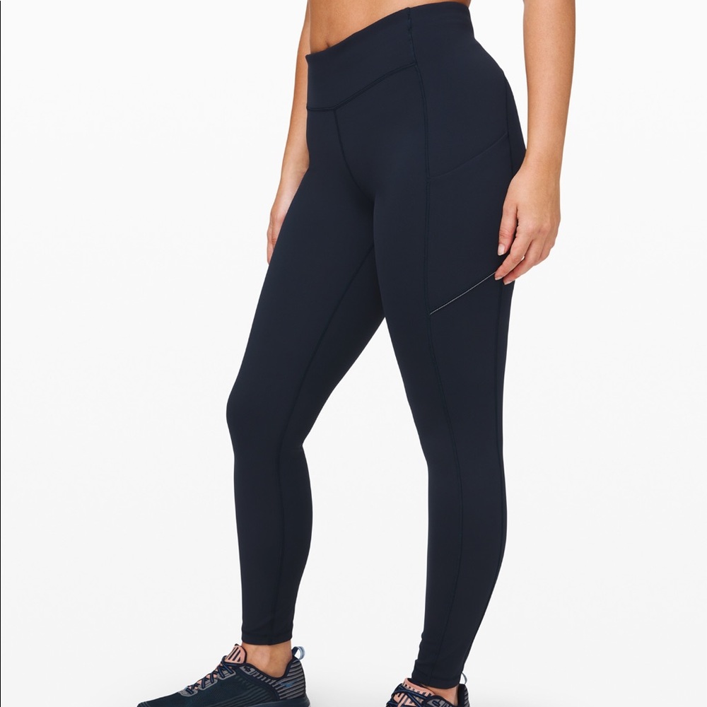 Navy blue size 4 speed up tights